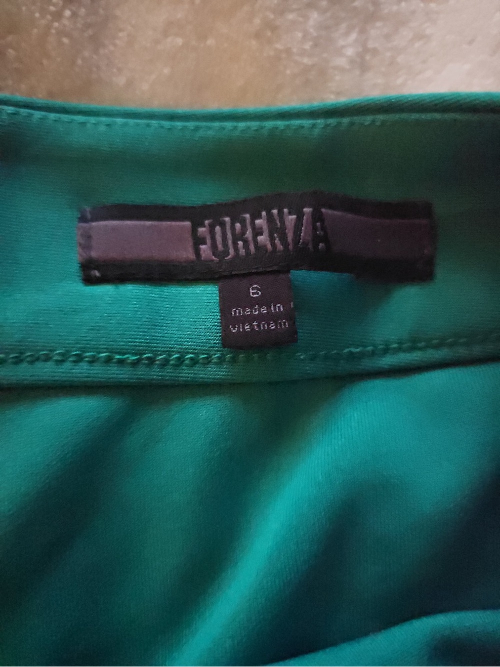 Forenza Emerald Green High-Waist Circle Skater Skirt - Picture 3 of 5